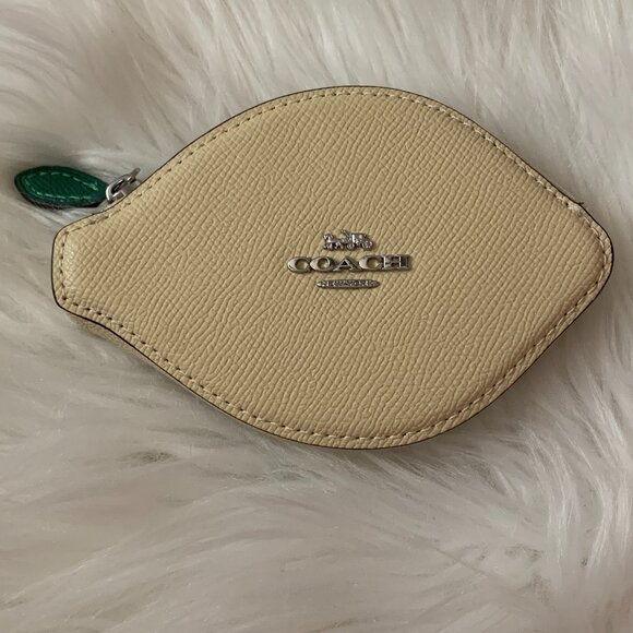 COACH Strawberry & Lemon Coin Cases Set of 2 - Picture 4 of 5